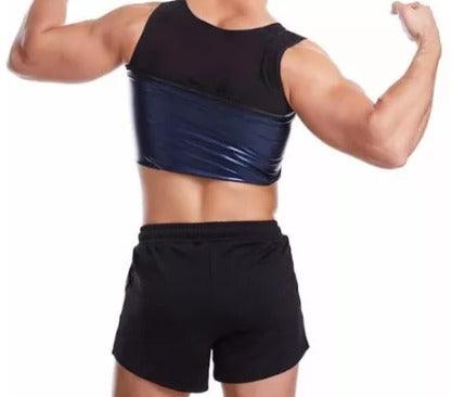 Camiseta reductora hombre efecto sauna