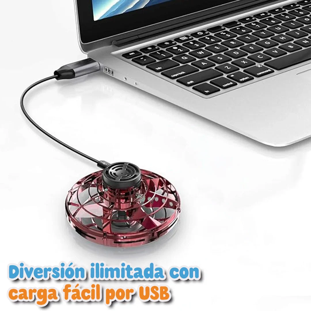 GoFlyer Mini OVNI Volador – Regalo con Luces y Maniobras Mágicas para Niños [5+ Años]