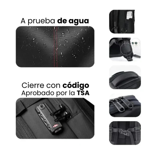 Mochila versátil para viajes sin complicaciones